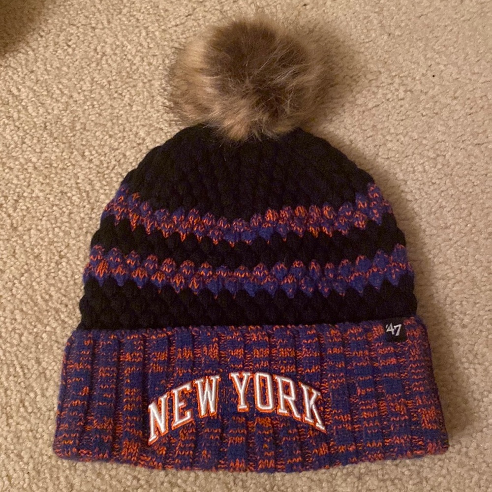 New York Knicks Pom Pom Hat